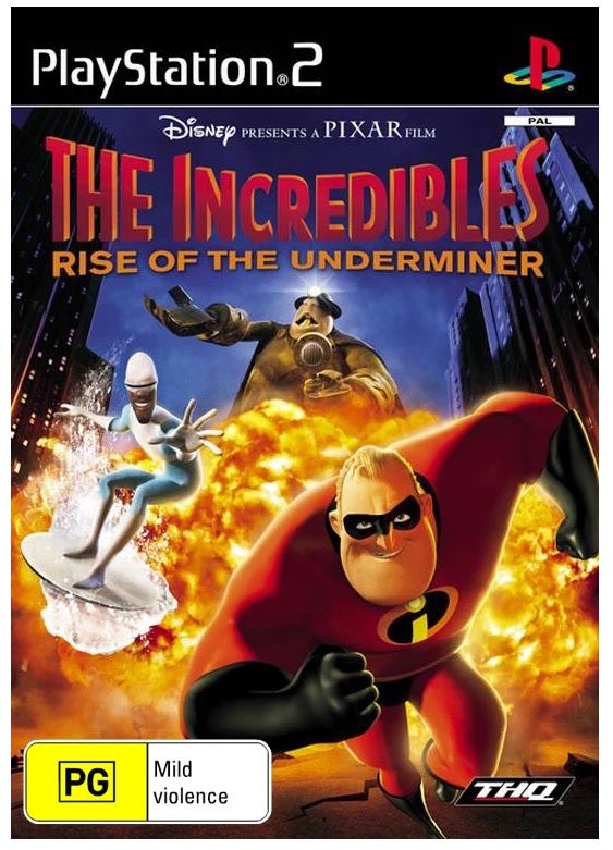 THQ The Incredibles Rise Of The Underminer Refurbished PS2 Playstation 2 Game