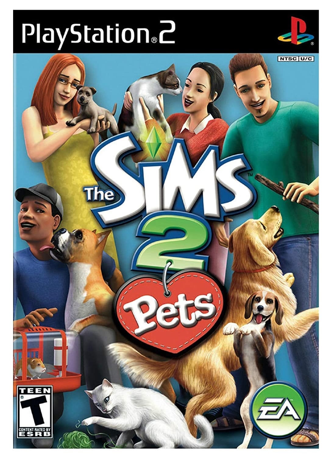 Electronic Arts The Sims 2 Pets Refurbished PS2 Playstation 2 Game