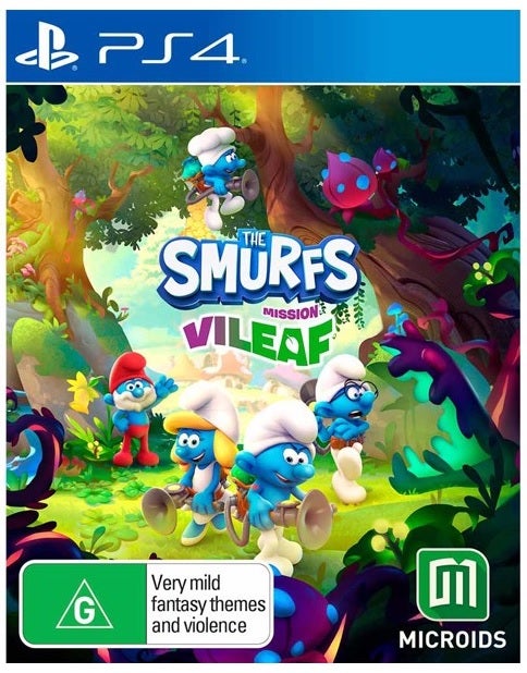 Microids The Smurfs Mission Vileaf PS4 Playstation 4 Game