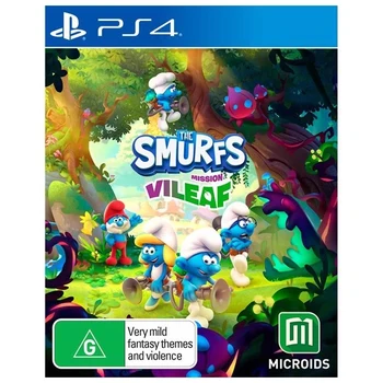 Microids The Smurfs Mission Vileaf PS4 Playstation 4 Game