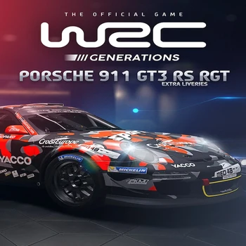 Nacon WRC Generations The Official Game Porsche 911 GT3 RS RGT Extra Liveries PC Game