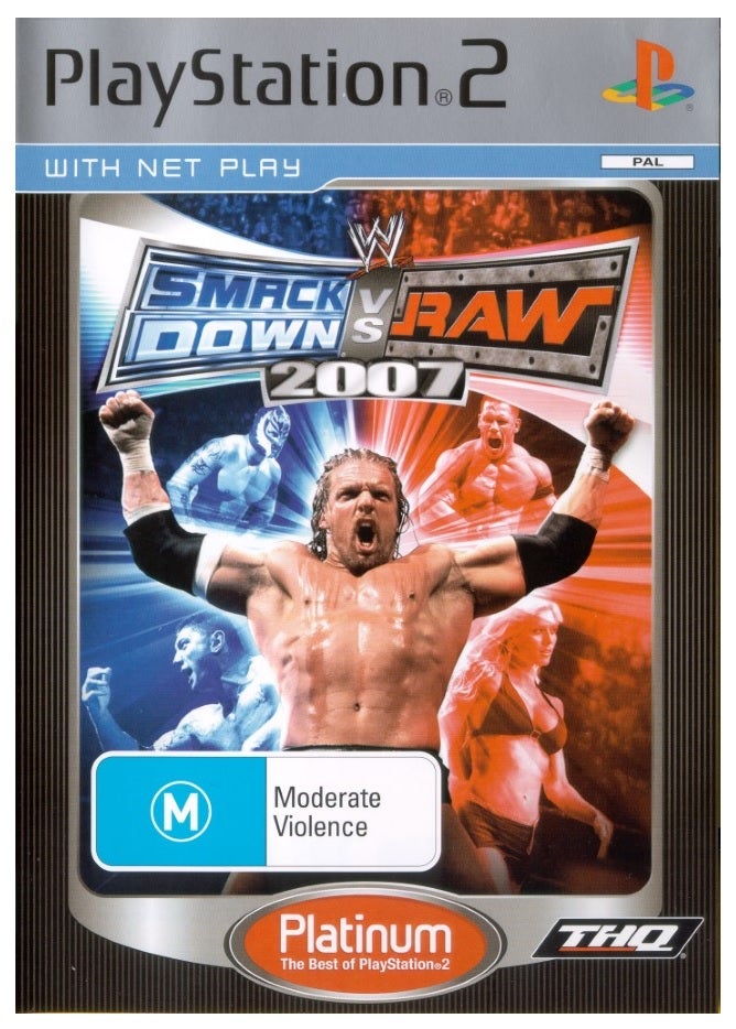 THQ WWE Smackdown Vs Raw 2007 Refurbished PS2 Playstation 2 Game