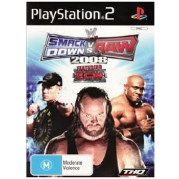 THQ WWE Smackdown Vs Raw 2008 Refurbished PS2 Playstation 2 Game