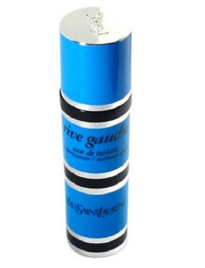 blue and black bottle perfume