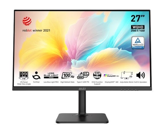 MSI Modern MD272QXP 27inch LED WQHD Monitor