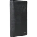 Artex Top Flight Leather Passport Wallet Black 40814