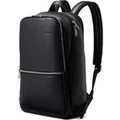 Samsonite Classic Leather 14.1" Laptop & Tablet Slim Backpack Black 26036