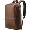 Samsonite Classic Leather 14.1" Laptop & Tablet Slim Backpack Cognac 26036