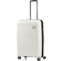 American Tourister Light Max Medium 69cm Hardside Suitcase Off White 48199