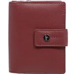 Cellini Ladies' Tuscany Medium Book Leather RFID Blocking Wallet Red W0110