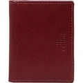 Cellini Ladies' Tuscany Leather RFID Blocking Card Holder Wallet Red WOM23