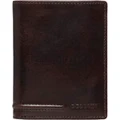 Cellini Men's Viper RFID Blocking Flap Leather Wallet Brown MH211