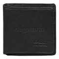 Vault Men's Fullgrain RFID Blocking Slide In Leather Credit Card Holder Black M017