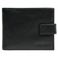 Samsonite RFID Blocking Leather Wallet with Flap and Coin Pocket Black 50903