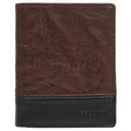 Cellini Men's Aston RFID Blocking Card Leather Wallet Brown MH205