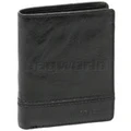 Cellini Men's Aston RFID Blocking Card Leather Wallet Black MH205