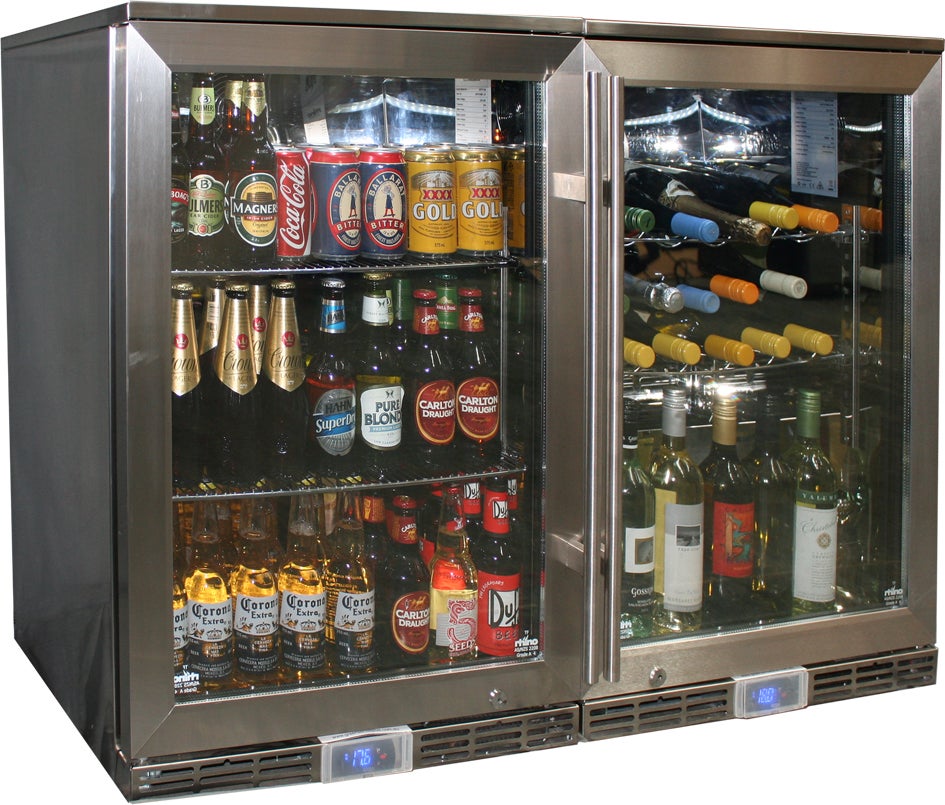 Outdoor Alfresco Rhino GSP Matching Beer And Wine Fridge Combo