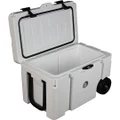 Rhino ES-50QT Roto Molded Foam Injected 50 Litre Ice Box With Longest Ice Retention And Cool Wheels With Handle
