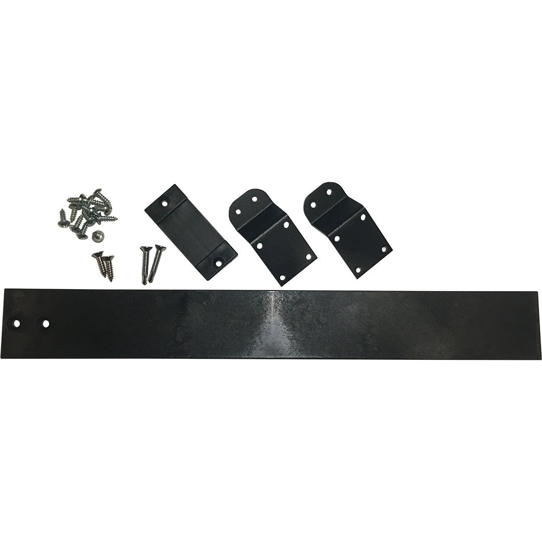 Large Sliding Hinge Kit For Fridges Installed Into Cabinet With Door In Front