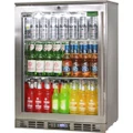 Rhino Stainless Steel Quiet 1 Heated Glass Door Bar Fridge With Low Energy Consumption - Left Hinged
