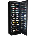 Upright Super Slim Depth Quiet Running Glass Front Wine Fridge With 5 x LED Color Options