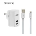 Moki Lightning Syncharge Cable + Wall (ACC MUSBLW)
