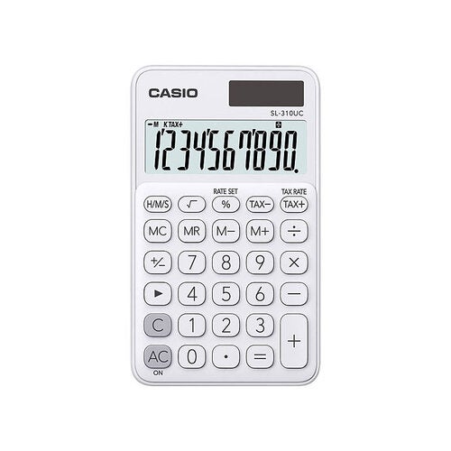 Casio SL310UCWE 10 Digit Tax & Time Calculator (SL310UCWE-BP)