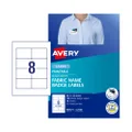 Avery Laser Label Fabric Name Badge L7418 86.5x55.5mm - 8Up Pack 15 (959171)