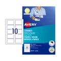 Avery Laser Label Name Badge L7427 88 x 52mm - 10Up Pack 15 (980040)