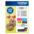 Brother LC-233 Photo Value Pack - 4 Ink + 40 Sheets of 4 x 6 inch Photo Paper (LC-233PVP) BROTHER DCP J4120DW,BROTHER MFC J4620DW,BROTHER MFC J5320DW,BROTHER MFC J5720DW,BROTHER MFC J880DW,BROTHER MFCJ680DW,BROTHER DCPJ562DW