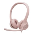 Logitech H390 Wired USB Headset - Rose (981-001282)