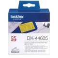 Brother DK-44605 Black on Yellow Removable Continuous Paper Roll - 62mm x 30.48M (DK-44605) BROTHER QL500,BROTHER QL550,BROTHER QL570,BROTHER QL650TD,BROTHER QL700,BROTHER QL750NW,BROTHER QL800,BROTHER QL810W,BROTHER QL820NWB,BROTHER QL1050,BROTHER QL1060N,BROTHER QL1100,BROTHER QL1110NWB