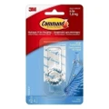 Command 17096CLR-ES Clear Large Crystal Hook - Box of 4 (70006947231)