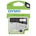 Dymo D1 Black on White 12mm x 7m Pk2 (2150472)