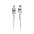 Monster Lightning to USB-C Braided Cable - White 1.2m (MT-1.2MLTOCBW)