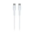 Monster USB-C to USB-C Thermo Plastic Elastometer Cable - White 1.2m (MT-1.2MCTOCTW)