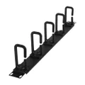 Cyberpower CRA30004 - 1 Unit Horizontal Flexi Ring Cable Manager Rack (CRA30004)