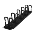 Cyberpower CRA30006 - 2 Unit Horizontal Flexi Ring Cable Manager Rack (CRA30006)