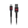 Monster USB-C to USB-A Braided Cable - Black 1.2m (MT-1.2MCTOABB)