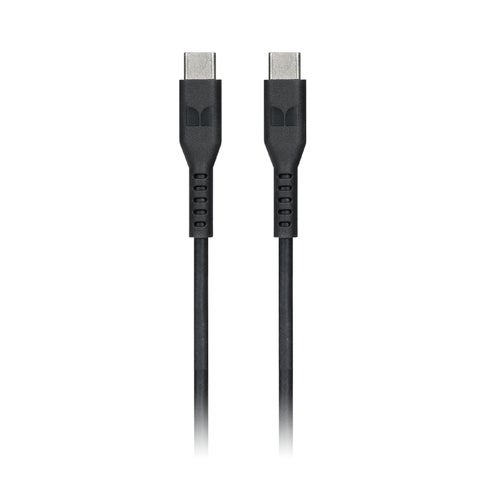 Monster USB-C to USB-C Thermo Plastic Elastometer Cable - Black 2m (MT-2MCTOCTB)