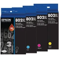 Epson 802XL Set of 4 High Yield Ink Cartridges (C13T3561, C13T3562, C13T3563, C13T3564) EPSON WORKFORCE PRO WF 4720,EPSON WORKFORCE PRO WF 4740,EPSON WORKFORCE PRO WF 4745