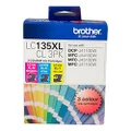 Brother LC-135XL CMY Colour Pack (LC-135XLCL3PK) BROTHER DCP J4110DW,BROTHER MFC J4410DW,BROTHER MFC J4510DW,BROTHER MFC J4710DW,BROTHER MFC J6920DW,BROTHER MFC J6520DW,BROTHER MFC J6720DW