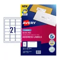Avery Laser Label Quick Peel L7160 63.5x38.1mm - 21Up Pack 20 (952000)