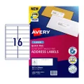 Avery Laser Label Address Quck Peel L7162 99.1x34mm - 16Up Pack 20 (952002)