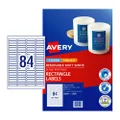 Avery Label LIP Multi-Purpose L7656REV 46x11.11mm - 84Up Pack 25 (959053)