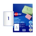 Avery Laser Label Clear L7567 199.6x289.1mm - 1Up Pack 25 (959065)