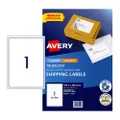 Avery Label LIP Wht 199.6x289mm - 1Up Pack 10 (959400)