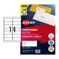 Avery LIP Label Address Quick Peel L7163 99.1x38.1mm - 14Up Pack 10 (959417)