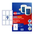 Avery Label Rectangle L7108REV 9Up Pk10 (980011)
