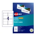Avery Label Folded Placecard C32073 85 x 50mm - 4Up Pack 10 (982503)